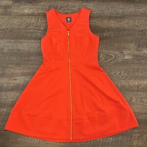 Orange Sleeveless Dress